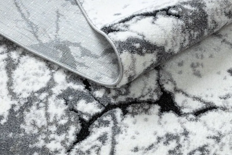 Dywan nowoczesny COZY 8871 Marble, Marmur - Strukturalny, dwa poziomy runa szary