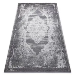 Modern NOBLE covor 9479 65 ornament de epocă - structurale două niveluri de fleece crem / gri