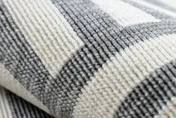 Covor SPRING 20421332 labyrinth sisal, buclat - cremă / gri