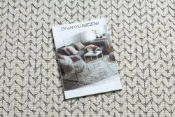 Dywan SPRING 20467332 Jodełka, chevron sznurkowy, pętelkowy - krem