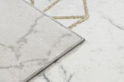 Dywan EMERALD ekskluzywny 1019 glamour, stylowy diament, marmur krem / złoty