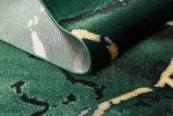 Dywan EMERALD ekskluzywny 1018 glamour, stylowy marmur butelkowa zieleń / złoty