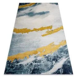 Exclusiv EMERALD covor 1023 glamour, stilat, abstracțiune albastru / aur
