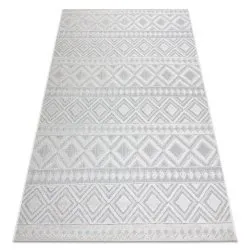 Covor Structural SOLE D3851 Boho, caro - țesute plate bej