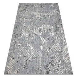 Covor Structural SOLE D3842 hexagoane - țesute plate gri / bej