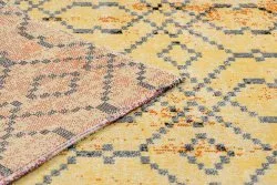 Dywan nowoczesny MUNDO D5751 glamour outdoor pomarańcz / czarny