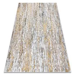 Modern GLOSS covor 8487 63 Ornament stilat, glamour aur / bej