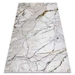 Modern GLOSS covor 529A 53 Marmură, piatră, stilat, glamour fildeş / bej