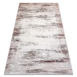 Covor CORE W9775 Cadru, Umbrită - structural, două niveluri de lână, bej / roz