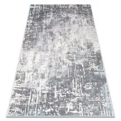 Covor CORE W9782 - structural, două niveluri de lână, fildeş / gri