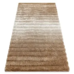 Covor FLIM 007-B2 modern shaggy, dunga - structural bej