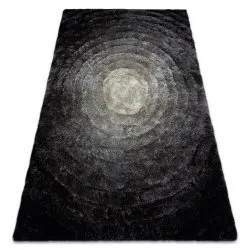Covor FLIM 008-B2 modern shaggy, cercuri - structural gri