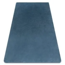Covor modern de spălat POSH shaggy albastru, antiderapant, gros