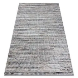 Covor OHIO CF50A melanj - structural două niveluri de lână crema / bej