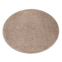 Covor SOFFI cerc shaggy 5cm bej