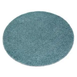 Covor SOFFI cerc shaggy 5cm albastru
