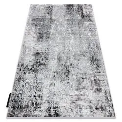 Covor DE LUXE modern 2081 ornament vintage - structural cremă / gri