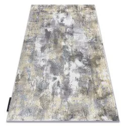 Covor DE LUXE modern 6754 ornament vintage - structural cremă / aur