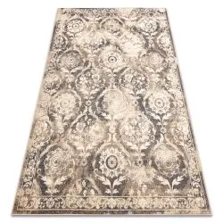 Covor Lână NAIN Ornament vintage 7601/50977 bej / albastru inchis