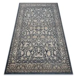 Covor Lână NAIN Ornament vintage 7557/51944 bej / albastru inchis