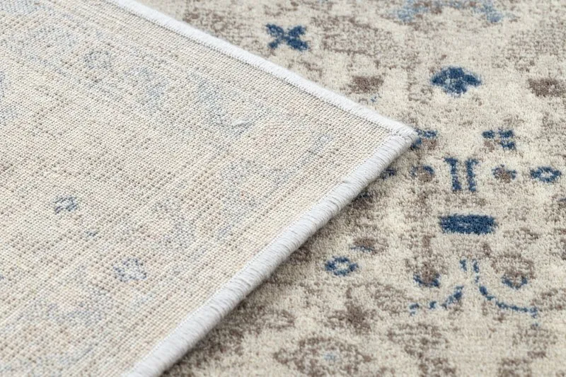 Dywan NAIN Ramka ornament 7586/51935 beż / granat
