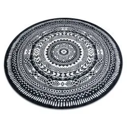 Covor FUN Napkin şerveţel cerc - fekete