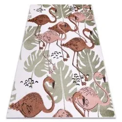 Covor FUN Flami pentru copii, flamingo cremă