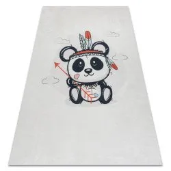 BAMBINO 1129 covor lavabil urs panda pentru copii anti-alunecare - cremă