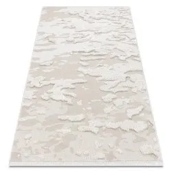 Covor ECO SISAL MOROC 22331 Absztrakció, boho franjuri - structural bej / cremă