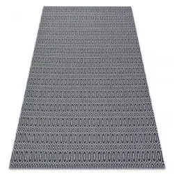 Covor CASA ECO SISAL Boho Ochi 22075 negru / gri, covor reciclat