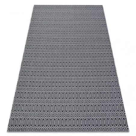 Covor CASA ECO SISAL Boho Ochi 22075 negru / gri, covor reciclat