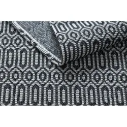 Covor CASA ECO SISAL Boho Ochi 22075 negru / gri, covor reciclat