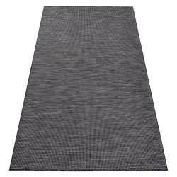 Covor SISAL PATIO 2778 țesute plate negru / bej