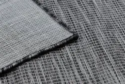 Covor SISAL PATIO 2778 țesute plate negru / bej