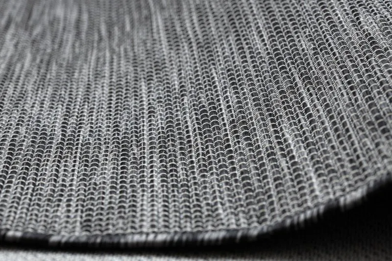 Covor SISAL PATIO 2778 țesute plate negru / bej
