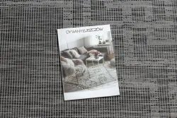 Covor SISAL PATIO 3071 greacă cadru țesute plate - negru