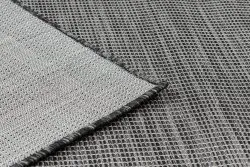 Covor SISAL PATIO 3071 greacă cadru țesute plate - negru