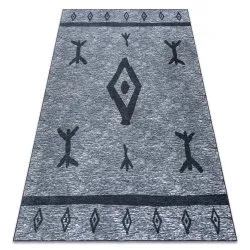 Covor ANTIKA 119 tek, aztec modern, lavabil - gri