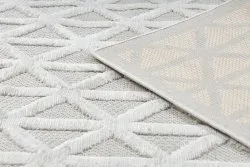 Dywan SANTO SZNURKOWY SIZAL 58500 Trójkąty, Geometryczny beż