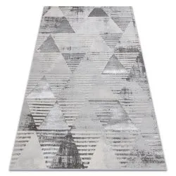 Covor LIRA E1627 Triunghiurile geometriai, structural, modern, fascinație - gri
