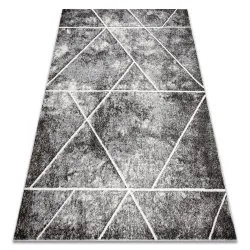 Covor MATEO 8031/644 Modern, geometric, triunghiuri - structural gri