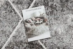 Dywan MATEO 8031/644 Nowoczesny, geometryczny, trójkąty - strukturalny szary