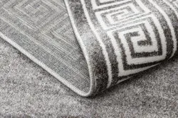 Dywan MATEO 8033/644 Nowoczesny, grecki, ramka - strukturalny szary
