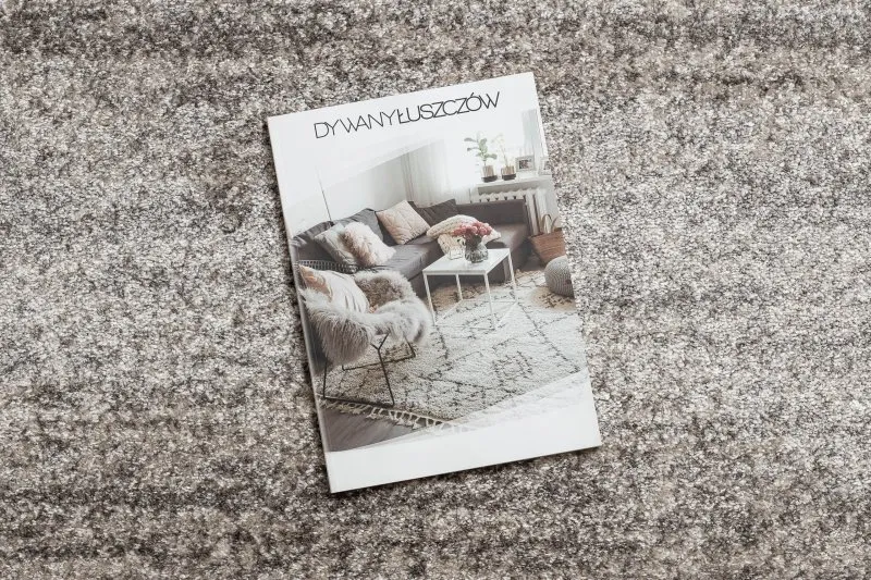 Dywan MATEO 8033/944 Nowoczesny, grecki, ramka - strukturalny szary / beż