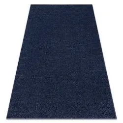 Covor SOFTY culoare, solidă albastru inchis