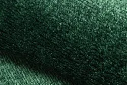 Dywan SOFTY koło Jednolity, jednokolorowy forest zielony