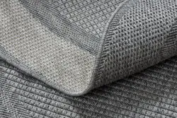 Covor TIMO 5979 cerc sisal exterior cadru gri deschis