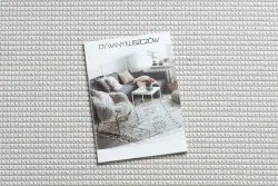 Dywan TIMO 5979 koło SZNURKOWY SIZAL outdoor ramka biały 