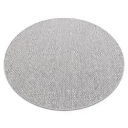 Dywan TIMO 6272 koło SZNURKOWY SIZAL outdoor jasny szary