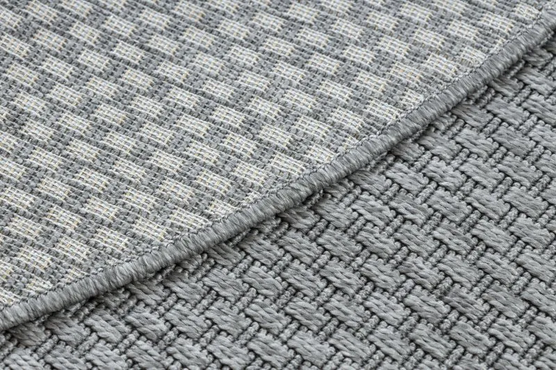 Dywan TIMO 6272 koło SZNURKOWY SIZAL outdoor jasny szary